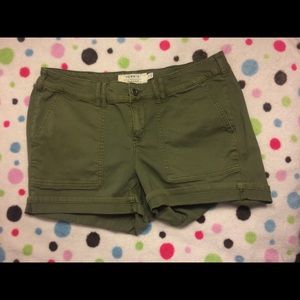 Torrid: army green shorts, size 14